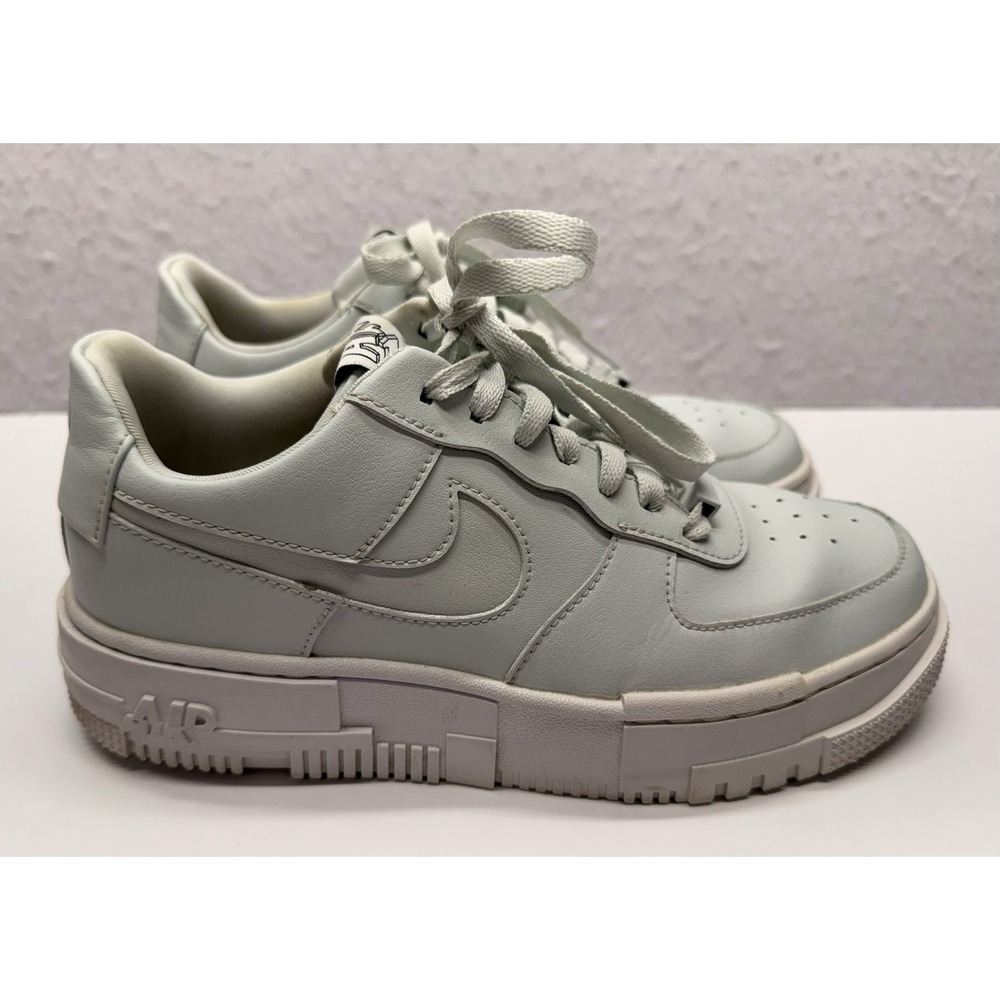 Nike Air Force 1 Pixel Ghost Aqua Blue CK6649-400 Womens Size 8 AF1 Low Sneaker - Picture 1 of 12